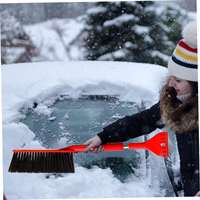 Brosse à neige et grattoir à glace pour voiture, brosse à neige robuste pour pare-brise de voiture