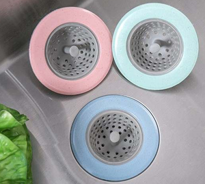 4 PCS grand bouchon d'évier de cuisine en silicone à bord large et couvercle de crépine ustensiles pour un drainage efficace dans la cuisine - Product Image 4