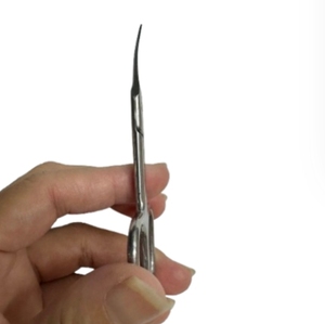 Chuyên nghiệp thép không gỉ lớp biểu bì kéo với đầu cong cho móng tay và chăm sóc sắc đẹp - Product Image 6