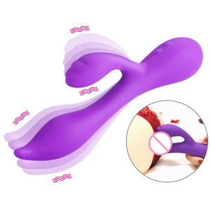 Produk seks silikon permainan pasangan klitoris mainan dewasa kenikmatan seksual mainan seks vibrator kelinci untuk wanita - Product Image 1