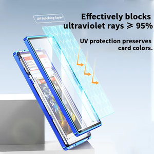 Stackable Aluminum Metal <b>Frame</b> Glass Case BGS/PS Scratch Resistant Gaming Graded Card Protector - Product Image 6