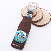 Ouvre-bouteille en PVC souple personnalisé-Ouvre-bière/boîte de conserve, Vente en gros et cadeau promotionnel, Formes de bouteilles personnalisables