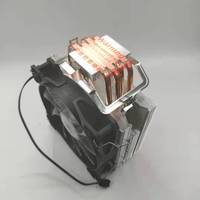 Enfriador de CPU con 4 Tubos de Calor de Cobre, Disipador de Calor de Aluminio, Ventilador de Refrigeración de Aire para CPU de 120 mm, Enfriador RGB para CPU Genérico AMD INTEL