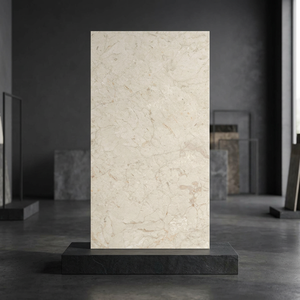 Carreaux de porcelaine Sydney Crema Super Blanc Brillant 60x120cm – Revêtement de sol moderne de luxe pour villas et maisons - Product Image 4