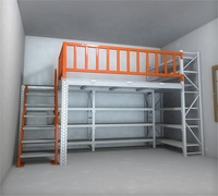 DJ Heavy Duty Entrepôt de stockage industriel Racks Systèmes de rayonnage à palettes Grenier Loft Mezzanine Plates-formes de plancher
