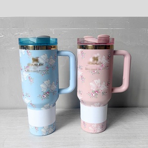 Mới nhất 40 oz thương hiệu Tumbler H2.0 đôi tường thép không gỉ chân không stany 40 oz công suất lớn món quà giáng sinh <span class=keywords><strong>cup</strong></span> với xử lý - Product Image 6
