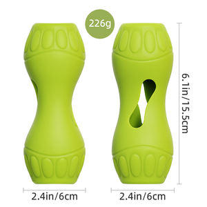 Klassieke TPR Interactieve Duurzame Tandpoetsende Hondentunnel Voerlekkage Voedsel Traktatie Training Kauwsnack Speelgoed - Product Image 5