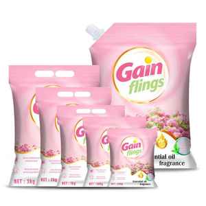 Großhandel kostenlose Probe Haushalts pulver Wäsche 1KG 5KG 10KG Waschmittel Waschpulver Flüssigkeit - Product Image 4