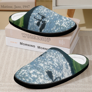 Logo personnalisé Hôtel Chaussons Jetables Style National Chaud Anti-Chute Coton Écologique - Product Image 5