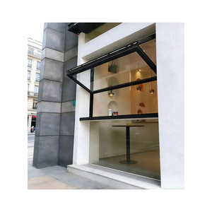 Fenêtre pliante en aluminium, verre <span class=keywords><strong>de</strong></span> sécurité ignifuge EI60, conforme aux codes pour couloirs d'hôtel, cuisines commerciales et bâtiments <span class=keywords><strong>de</strong></span> grande hauteur - Product Image 2