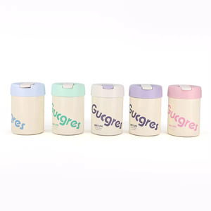Ins Aesthetic 316 Stainless Steel Tonton Cup, Vacuum Portable Straw <b>Coffee</b> Travel Custom Thermos - Product Image 6