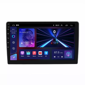 Para coche con Panta lla Android de 9 pulgadas Autoradio Para Apple Carplay Reproduktor de DVD Panta lla Para