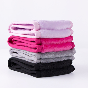 Phụ Nữ Cô Gái Đen/Xám/Đỏ/Hồng Dễ Thương Hairband Bọc Phụ Kiện Nhung Headband Make Up Flannel Trang Điểm Headband Thâm Quyến - Product Image 2