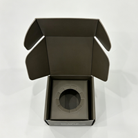 Boîte d'expédition personnalisée en carton ondulé pour petites entreprises avec insert en papier pour l'envoi postal