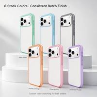 Coque arrière pour iPhone 17 Pro Max, personnalisable, en acrylique mat, surface douce au toucher, prête à l'impression