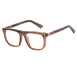 TR90 lunettes <span class=keywords><strong>de</strong></span> lecture carrées anti-lumière bleue à dessus plat Hombre lunettes à rayures bleues transparentes <span class=keywords><strong>de</strong></span> haute qualité montures <span class=keywords><strong>de</strong></span> lunettes pour hommes - Product Image 5