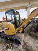 Mini-excavatrice sur chenilles Caterpillar 303.5e d'occasion à bas prix avec moteur et pompe diesel