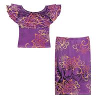 Vêtements tribaux polynésiens violets personnalisés ensembles de robes Samoan Puletasi décontractées pour femmes robes à bandoulière pour les îles Tonga