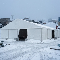 Tenda Modulare a Montaggio Rapido per Officina di Manutenzione e Magazzino di Materie Prime Minerarie