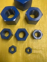 American Standard Steel PTFE Double-Ended Bolts (A193 A320 A437) Blue Red Yellow Nuts Screws Fully Threaded Studs British System