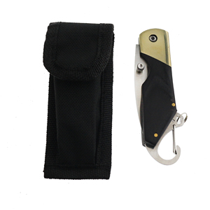 Cuchillo de Bolsillo Multiusos de Acero Inoxidable de Alta Calidad con Mango de Madera y Llavero para Camping - Product Image 5