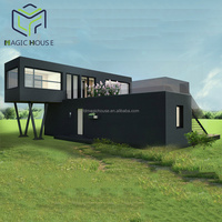 Maison magique, maison conteneur, prix, maison conteneur d'expédition, portable, 2 étages