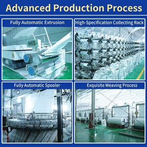 Huamaohengchun, Bolsa de 2 Toneladas, 35" L x 35" W x 43" H, 4400 lbs SWL, Bolsa de Polipropileno Tejido con Fondo Plano y Cierre Tipo Duffle - Product Image 5