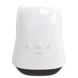 Masseur de main portable chauffant avec compresse chaude, ondes d'air, airbag, fonction musicale, 4 têtes réglables, 3 modes - Product Image 1