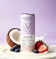 Boisson énergétique personnalisée à faible teneur en sodium, sans sucre, sans caféine, enrichie en vitamine C, taurine, complexe B, saveur citron et rose, pour femmes.