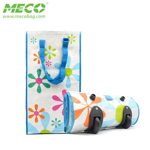 Plegable Carro de pp tejido de carro de compras bolsa de <span class=keywords><strong>2</strong></span> ruedas de carro bolsa cabina bolsa con ruedas - Product Image 1