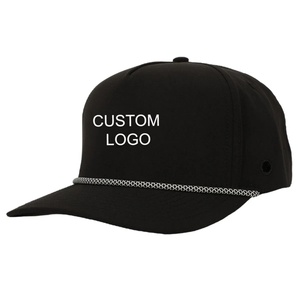 OEM Custom 5 Panel Embroidery Patch Logo Rope Baseball <b>Cap</b> <b>Waterproof</b> Curved Brim Golf Gorras Mens Sports Dad Hat Baseball <b>Caps</b> - Product Image 1