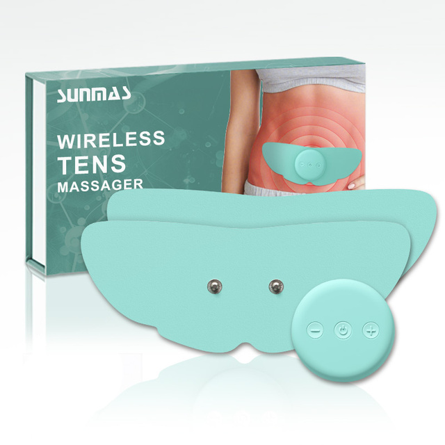 Smart Wireless EMS Menstrual Pain Relief Device Mini Electric Design with Remote Control and Adjustable Intensity