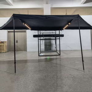 Auvent de véhicule OEM 180 degrés autoportant avec éclairage LED intégré, étanche, côté conducteur et passager, pour camping et extérieur - Product Image 4
