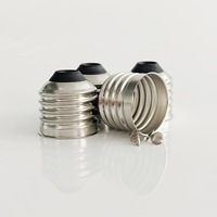 Base de lampe E27 en aluminium nickelé sans soudure, résistante aux hautes températures, haute puissance, à vis, pour ampoule E27
