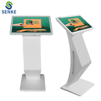 17 ''/21'' personnalisé Android windows support d'écran tactile kiosque distributeur de billets imprimante système de gestion de file d'attente sans fil