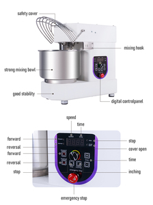 10L Dough Mixer Commercial Dough Mixer 5kg Flour Mixing and Kneading Machine Flour Mixer for <strong>Baking</strong> <strong>Baking</strong> <strong>Equipment</strong> - Product Image 6