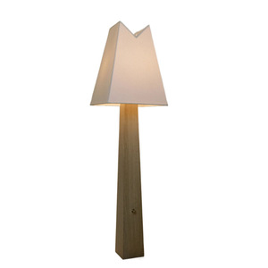Minimalist Designer Floor Lamp Tall Wood Base Led Light Warm Tone <b>Indoor</b> <b>Lighting</b> - Product Image 5