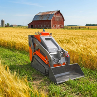 JIAHE Mini-chargeuse compacte sur chenilles 4x4 de 1780 kg avec moteur diesel, pompe hydraulique, pompe PLC, CE/EPA, pour opérations en espace restreint