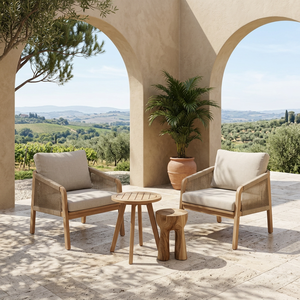 Luxury Contemporary <b>Foldable</b> Acacia <b>Wood</b> Eco-friendly Teak <b>Wood</b> Frame Outdoor Furniture Set Garden Sofa Dining <b>Table</b> Chair for - Product Image 6