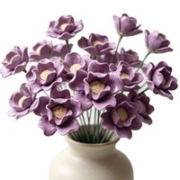 Pot de fleurs en céramique artificielle fait main avec tiges insérées pour aménagement paysager, bonsaï et arrangements floraux - Style japonais/Instagram