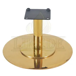 Gold bronze brass stainless steel tilt swivel chair base