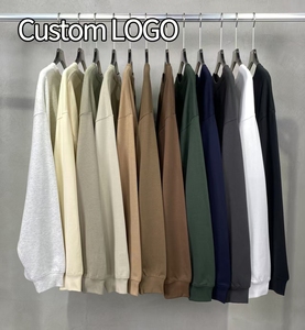 เสื้อยืดโอเวอร์ไซส์แขนยาวผ้าคอตตอนเนื้อหนาคุณภาพสูง OEN/DEM 100% พร้อมโลโก้พิมพ์ดิจิทัลตามสั่ง - Product Image 1