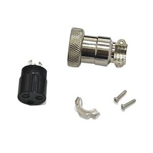 Conector de Aviación Hembra GX20 de 2-15 Pines, Aleación de Zinc Niquelada para Cableado Eléctrico - Product Image 1