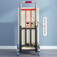 Petit Chariot Pliant Léger à Usage Domestique, Idéal pour les Courses, le Marché, les Outils et les Plateformes de Manutention, Modèle OEM
