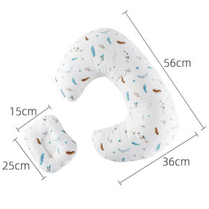 Almohada de apoyo para recién nacidos para amamantar a bebés y biberones Almohada de <span class=keywords><strong>Lactancia</strong></span> para cojín de alimentación infantil con almohada lavable - Product Image 3