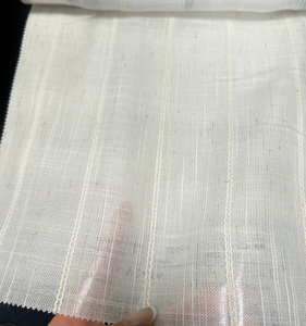 Tende Trasparenti DaiRui Effetto Lino a Righe, Filtranti la Luce, Stile Boho Rustico, per Finestre Soggiorno, Dropshipping e Ingrosso - Product Image 2