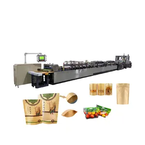Machine de fabrication de sacs en papier pour l'industrie domestique, machines de protection pour le collage de couvertures en Chine, deuxième Allemagne