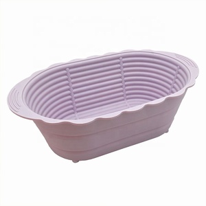 ชุ<span class=keywords><strong>ด</strong></span>ตะกร้าหมักขนมปังความจุขนาดใหญ่ชามหมักแป้งเครื่องมืออบขนมแบบพับได้ - Product Image 6