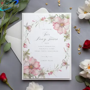 Practical Sturdy Customizable Envelope Box Wedding Invitations Batch Foldable Wedding Invitation Card