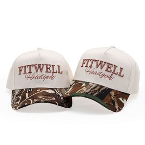 Gorras de Béisbol Personalizadas al por Mayor, Gorra de Camuflaje de Algodón, Gorra Casual de 5 Paneles con Logotipo, Gorras Personalizadas - Product Image 4